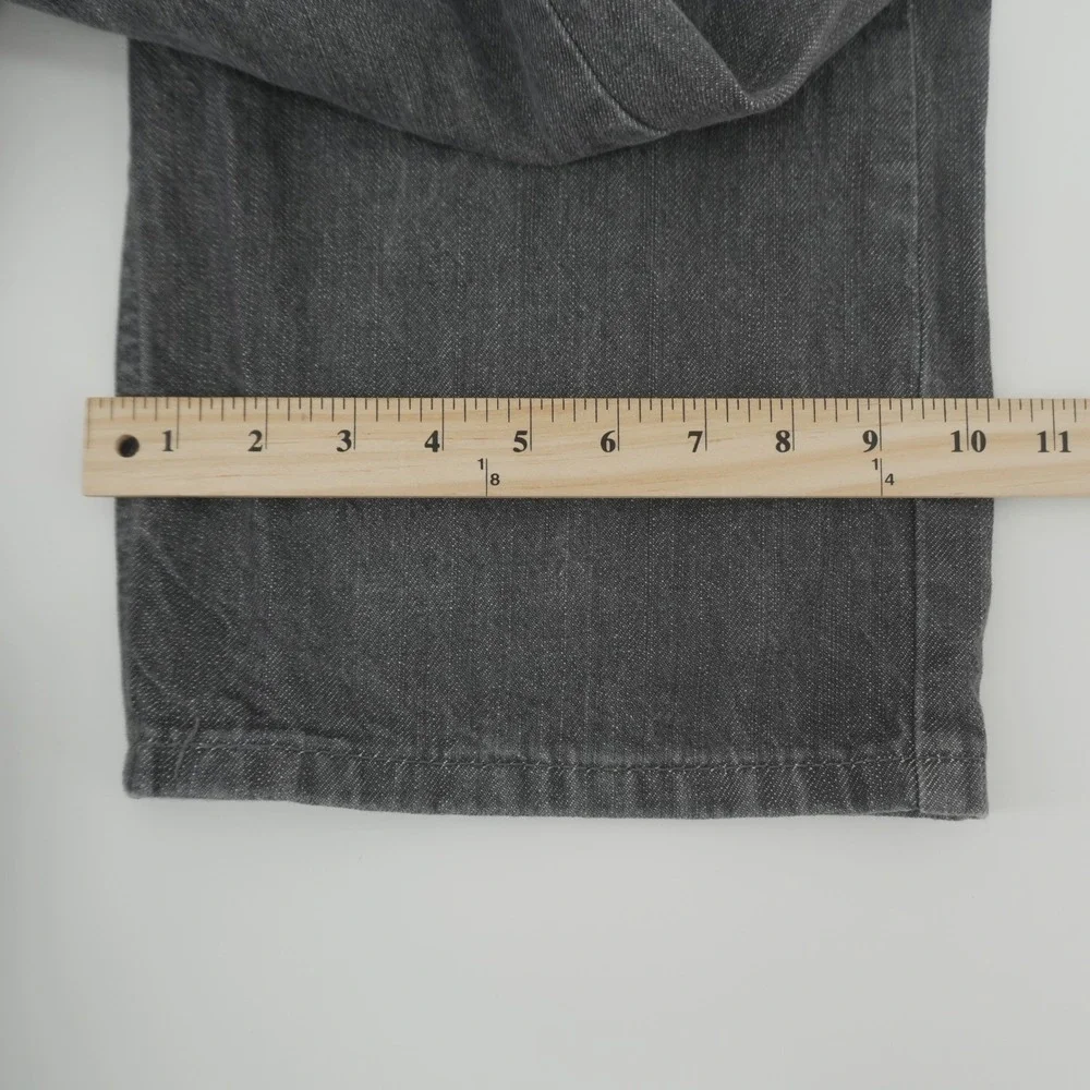Levi's 569 Loose Straight Jeans Mens 40x32 Gray Denim Relaxed Fit Pants